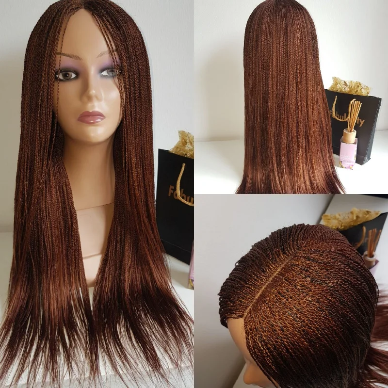 Million Braids (Deep burgundy)
