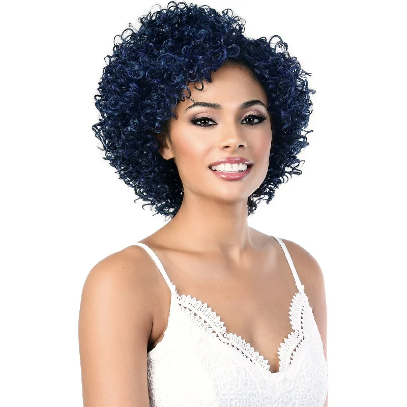Short wig with a pre - plucked hairline for a more natural lookMotown Tress Curlable Synthetic Wig - Sonya (ROSE only) Short wig with a pre - plucked hairline for a more natural lookMotown Tress Curlable Synthetic Wig - Sonya (ROSE only)