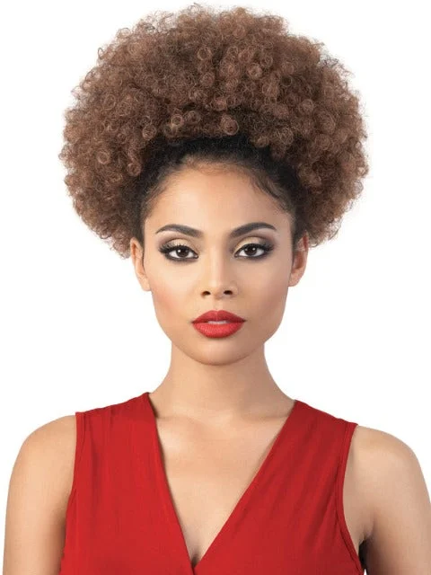 Half - up half - down hair buns for a versatile lookMotown Tress Ponydo Curlable Ponytail - PD.AFRO 9 Half - up half - down hair buns for a versatile lookMotown Tress Ponydo Curlable Ponytail - PD.AFRO 9