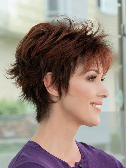 Synthetic short wig with a natural - looking shineOphelia | Human Hair/ Synthetic Blend Wig Synthetic short wig with a natural - looking shineOphelia | Human Hair/ Synthetic Blend Wig