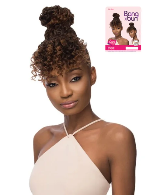 Sleek hair buns suitable for formal eventsOutre Bang X Bun Quick Pony - ESSIE