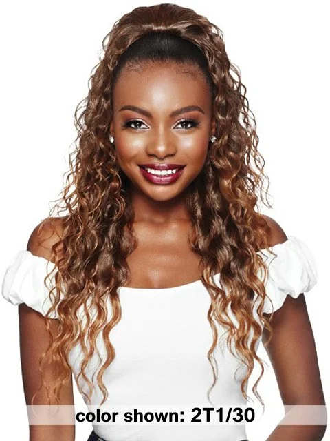 Hair buns for a modern fashion editorialOutre Quick Pony Ponytail - TOYA