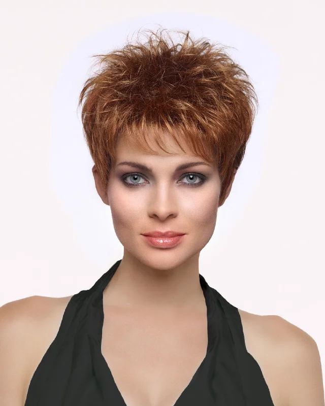 Elf wig with a long ponytail extension for added lengthPetite Penelope by Envy | Open Top | Synthetic Fiber | Petite Cap Elf wig with a long ponytail extension for added lengthPetite Penelope by Envy | Open Top | Synthetic Fiber | Petite Cap