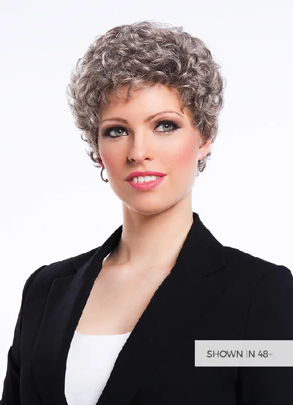 Short wig with a side - swept bang for a sophisticated and flattering stylePETITE ANNETTE Short wig with a side - swept bang for a sophisticated and flattering stylePETITE ANNETTE
