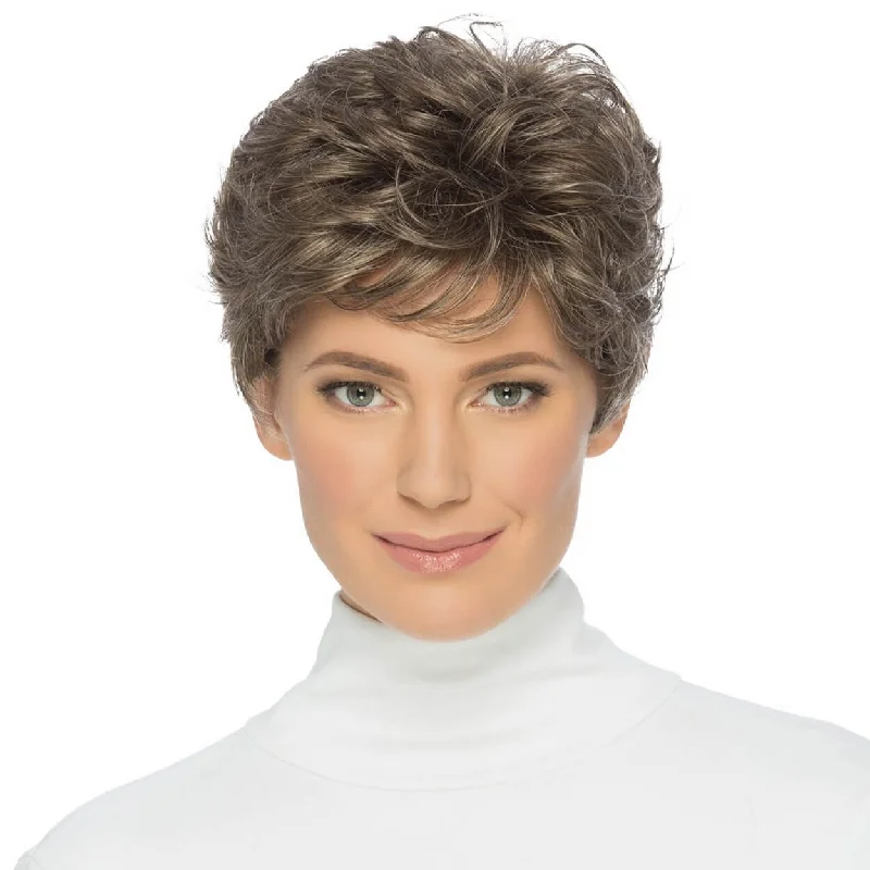 Layered wigs with a braided detailPetite Kate by Estetica (Petite Size-Basic Cap Wig)
