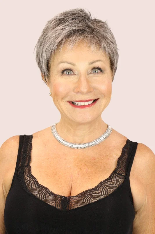 Short wig with a pixie cut for a bold and edgy lookSheila Petite (short wig)