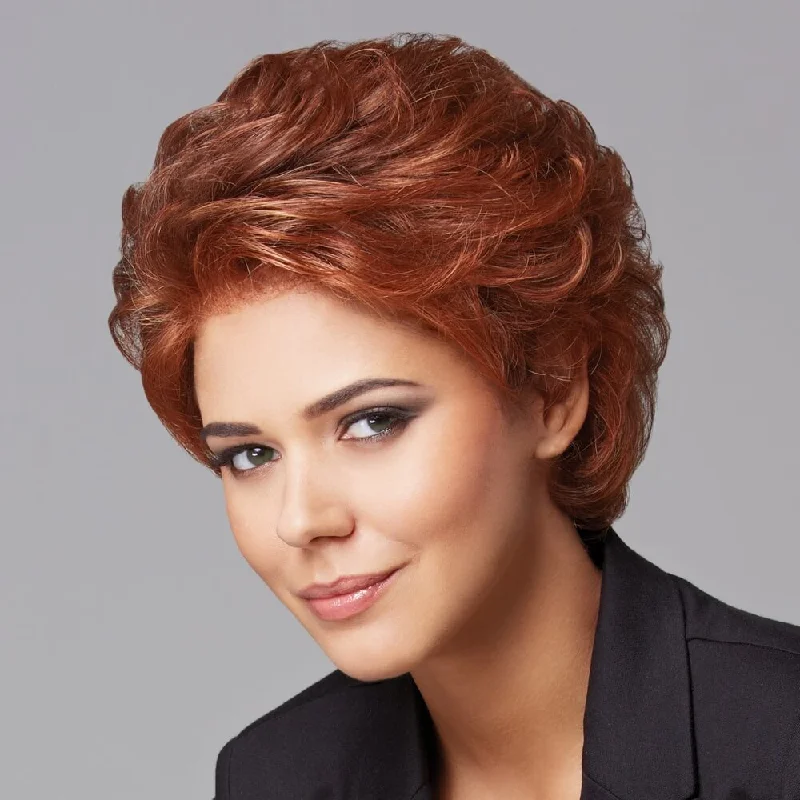 Wig with fringed bangs for a bohemian stylePinnacle by Gabor (Lace Front-Hand Tied Top Wig) Wig with fringed bangs for a bohemian stylePinnacle by Gabor (Lace Front-Hand Tied Top Wig)