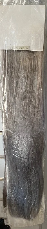 Clip - in hair extensions with a wispy fringe for a soft and feminine lookPlatinum Gray Clip-in Extensions 20” Clip - in hair extensions with a wispy fringe for a soft and feminine lookPlatinum Gray Clip-in Extensions 20”