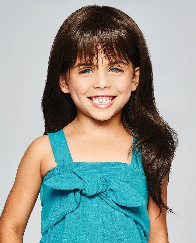 Synthetic wig with bangs in a straight stylePretty In Layers Wig by Hairdo Kidz