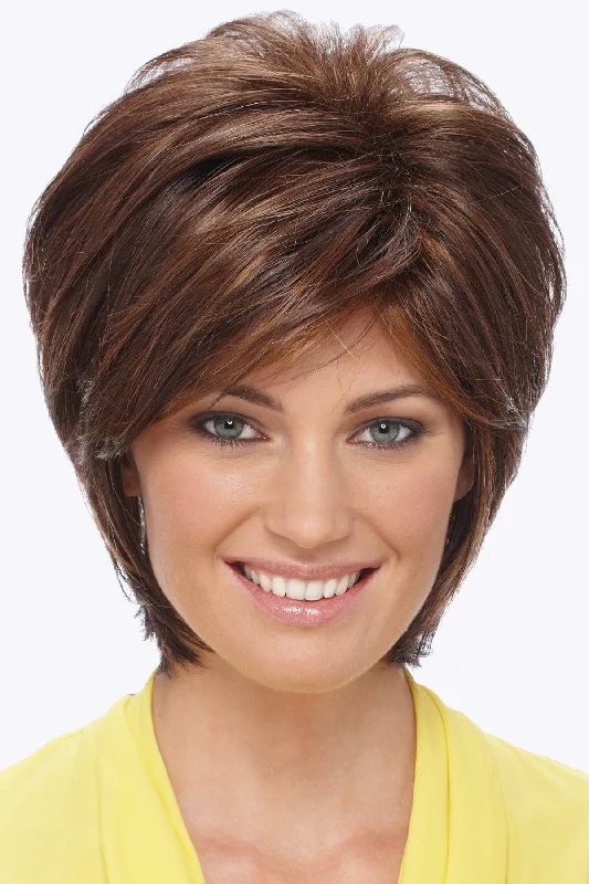 Wig with bangs for a Korean - style fashionSale - Estetica Wigs - Renae - Color: R6/28F Wig with bangs for a Korean - style fashionSale - Estetica Wigs - Renae - Color: R6/28F