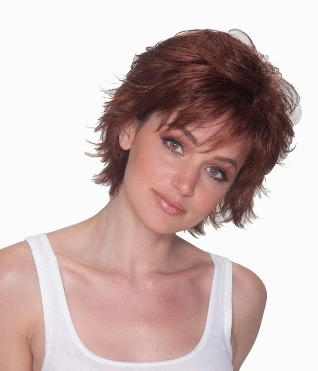 Layered wigs with a glittery or sparkly effectSassy Cut Wig by Belle Tress - Discontinued & No Longer Available