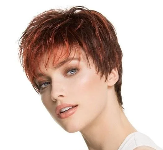 Layered wigs for a photoshoot in a specific themeScape Synthetic Wig by Ellen Wille - Discontinued & Sold Out