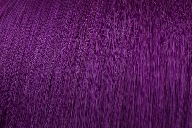 Human - hair clip - in hair extensions for a natural and luxurious lookSeamless Clip-In Extension: Purple Human - hair clip - in hair extensions for a natural and luxurious lookSeamless Clip-In Extension: Purple