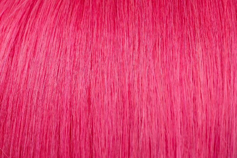 Clip - in hair extensions with a wavy texture for a beachy and relaxed lookSeamless Clip-In Extension: Fuscia Clip - in hair extensions with a wavy texture for a beachy and relaxed lookSeamless Clip-In Extension: Fuscia