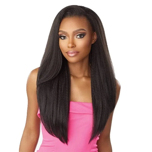 Half wig with a side - part for a more flattering lookSensationnel Synthetic Half Wig Instant Weave Drawstring Cap - IWD 13 Half wig with a side - part for a more flattering lookSensationnel Synthetic Half Wig Instant Weave Drawstring Cap - IWD 13