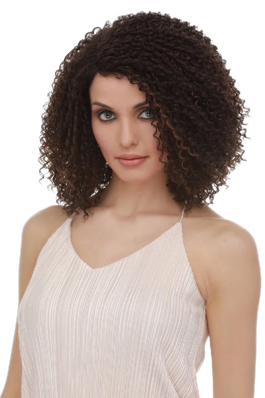 Synthetic curly wig with a tight - curl pattern for a natural lookYvette <br>Synthetic Wig Synthetic curly wig with a tight - curl pattern for a natural lookYvette <br>Synthetic Wig