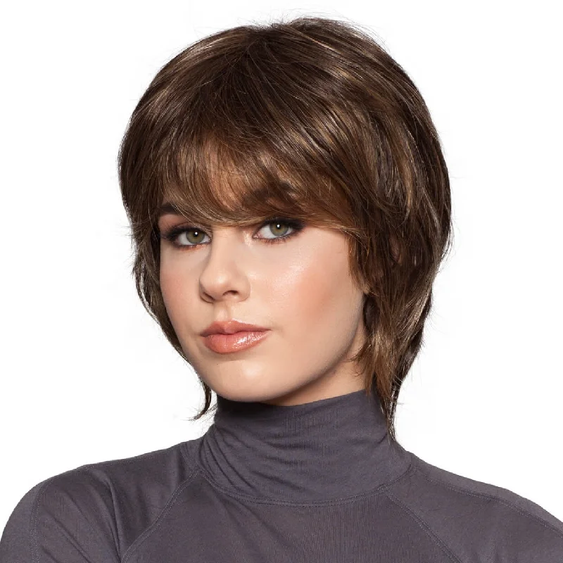 Blonde wig with bangs for a sunny appearanceSprite by Wig Pro (Basic Cap Wig)