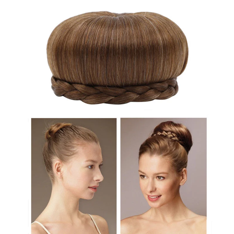 Hair buns for a cosplay of a historical characterSynthetic Braided Hair Bun Hairpiece Hair buns for a cosplay of a historical characterSynthetic Braided Hair Bun Hairpiece