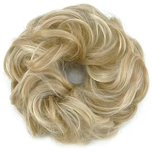 18H613# Dark Blonde & Bleach White Blonde Mixed