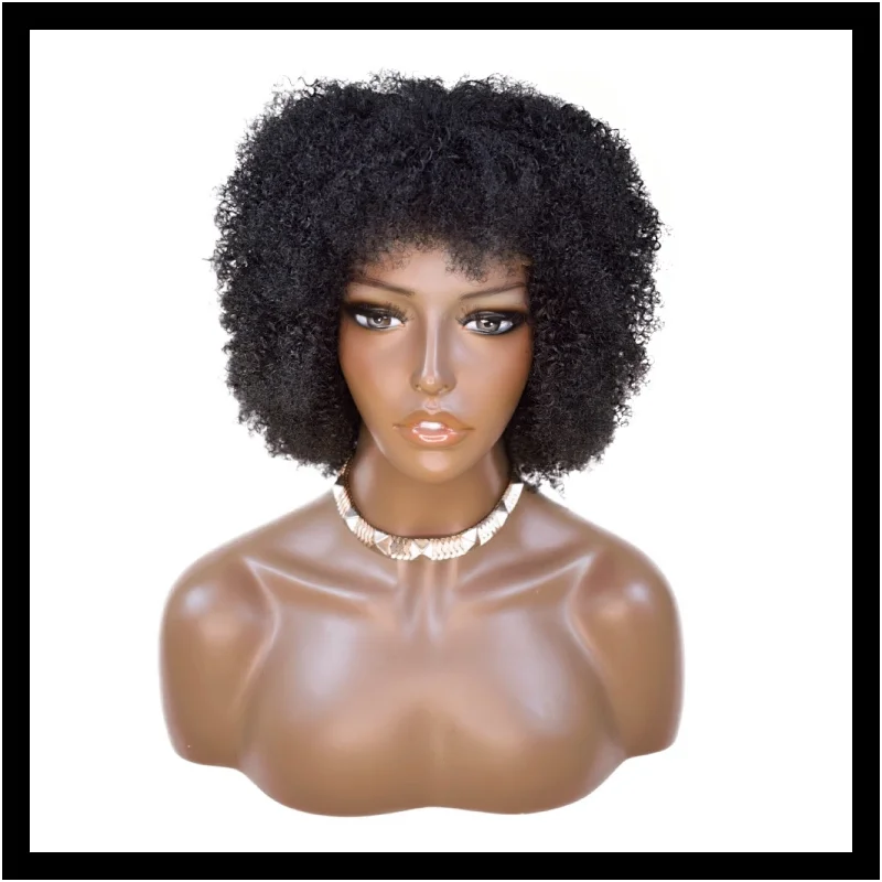 Heat - resistant curly wig for easy styling at homeThe Africana Bella Unit
