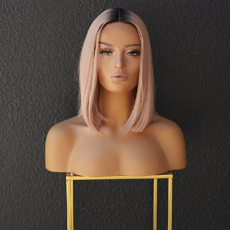 Adjustable - cap short wig for a customized and comfortable fitTIFFANY Pink Lace Front Wig Adjustable - cap short wig for a customized and comfortable fitTIFFANY Pink Lace Front Wig