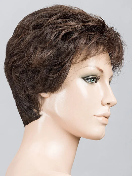 COFFEE BROWN ROOTED | Dark Brown and Medium Brown with Darkest Brown Blend and Shaded Roots