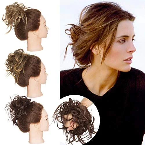 Hair buns for a stage performanceTousled Updo Messy Bun Scrunchie