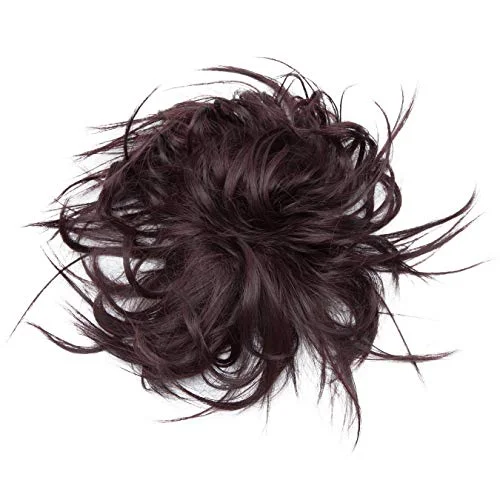 Dark Brown mix Wine Red