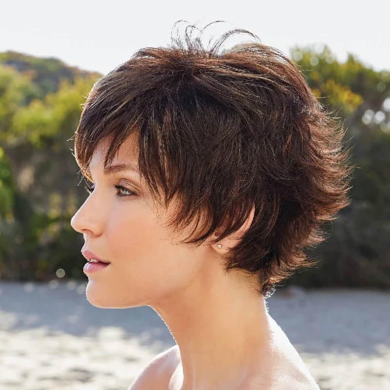 Layered wigs for a formal event like a galaTova by Amore (Mono Top Wig)