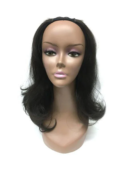 U - shaped wig with a glittery or sparkly effectU Part Bodywave  14"