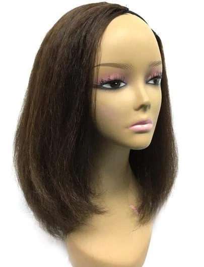 U - shaped wig for a photoshoot in a specific themeCustom U Part Kinky Straight 8" and low density U - shaped wig for a photoshoot in a specific themeCustom U Part Kinky Straight 8" and low density