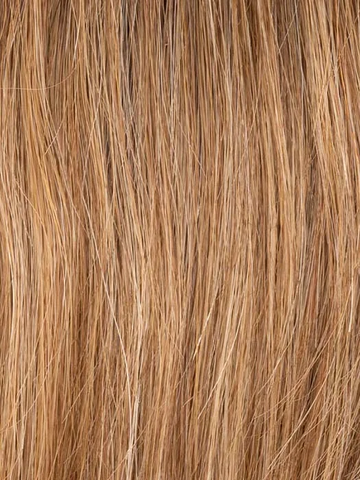 LIGHT-BERNSTEIN-ROOTED | Lightest Brown, Light Golden Blonde, and Dark Strawberry Blonde Blend with Shaded Roots