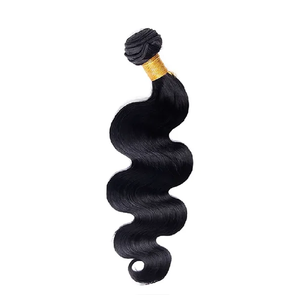 Clip - in hair extensions with a pre - bleVirgin Human Hair 18"