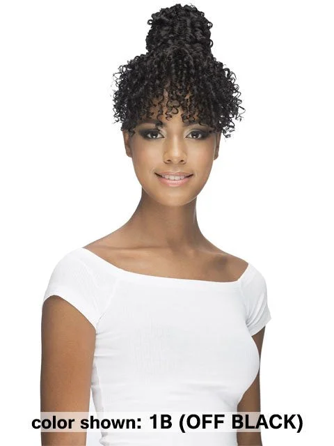 Ballerina hair buns for a graceful appearanceVivica A Fox Bang & Bun Drawstring - BPB DAHLIA Ballerina hair buns for a graceful appearanceVivica A Fox Bang & Bun Drawstring - BPB DAHLIA