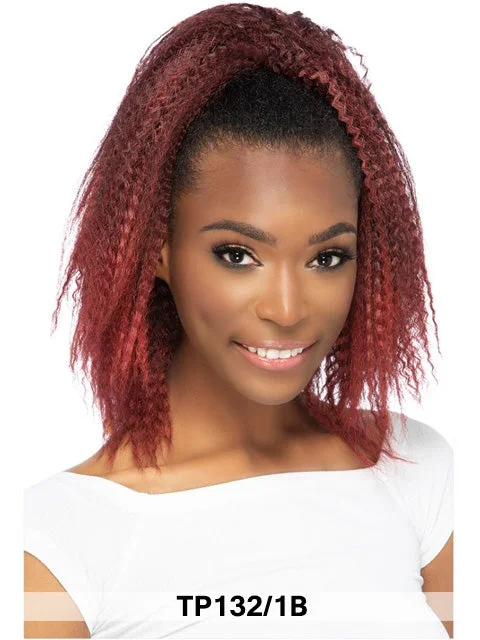 Hair buns for a wedding - guest hairstyleVivica A Fox Pocket Bun Drawstring - PB CRIMP