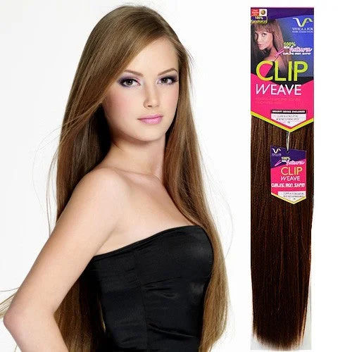 Clip - in hair extensions with a pre - bleVivica A Fox Synthetic Clip-In Hair CLIP WEAVE 18" 9PCS Clip - in hair extensions with a pre - bleVivica A Fox Synthetic Clip-In Hair CLIP WEAVE 18" 9PCS