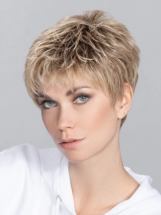 Short wig with a pre - plucked hairline for a more natural lookYoko | Synthetic Lace Front Wig (Mono Crown) Short wig with a pre - plucked hairline for a more natural lookYoko | Synthetic Lace Front Wig (Mono Crown)