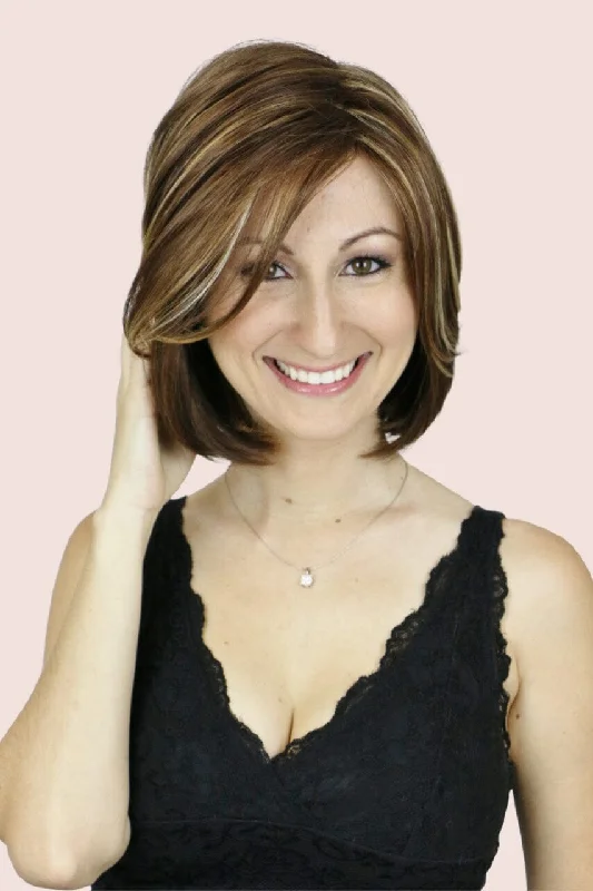 Medium - length wig with a heat - resistant formula for easy styling at homeAlana (medium wig) Medium - length wig with a heat - resistant formula for easy styling at homeAlana (medium wig)