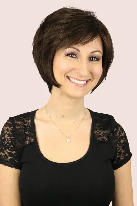 Medium - length wig in a jet - black color for a classic appearanceAndrea (medium wig) Medium - length wig in a jet - black color for a classic appearanceAndrea (medium wig)