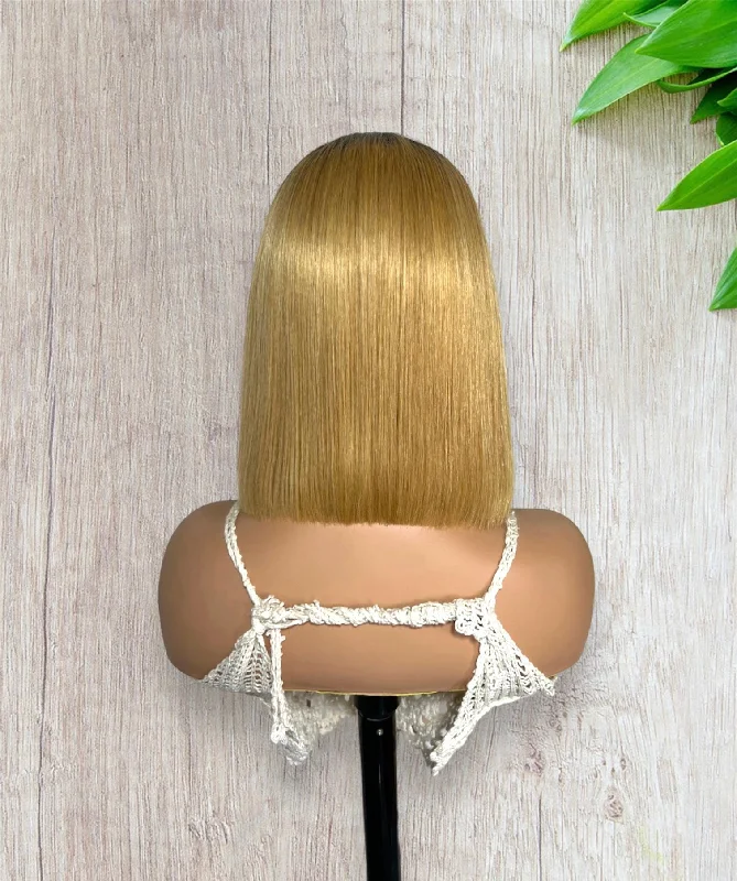 Ombre 1/27 Wear & Go Glueless Straight Bob Wigs Clear Lace 180% Density 4×6 Hd Closure Wig Human Hair Ombre 1/27 Wear & Go Glueless Straight Bob Wigs Clear Lace 180% Density 4×6 Hd Closure Wig Human Hair