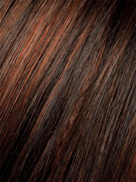 AUBURN Rooted | Dark Auburn, Bright Copper Red, and Warm Medium Brown blend with Dark Roots