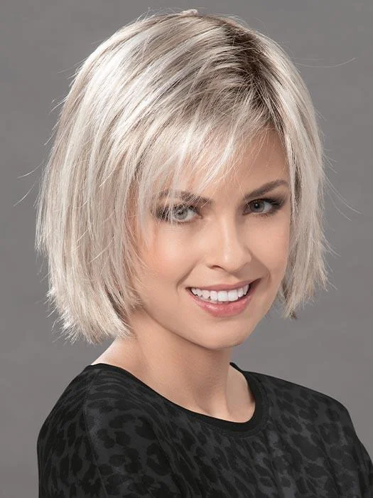 Human - hair medium - length wig for a natural and luxurious feelFizz Topper by Ellen Wille | Synthetic Hair Human - hair medium - length wig for a natural and luxurious feelFizz Topper by Ellen Wille | Synthetic Hair