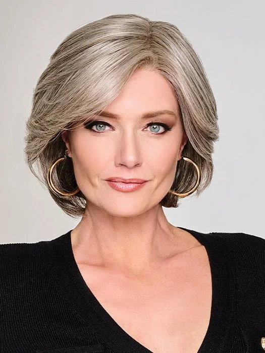 Medium - length wig with a wispy fringe for a soft and feminine lookFlash Forward | Synthetic Lace Front Wig (Mono Top) Medium - length wig with a wispy fringe for a soft and feminine lookFlash Forward | Synthetic Lace Front Wig (Mono Top)