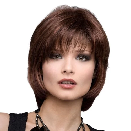 Medium - length wig with a curly fringe for a playful and youthful vibeHaley Envy Wigs Medium - length wig with a curly fringe for a playful and youthful vibeHaley Envy Wigs