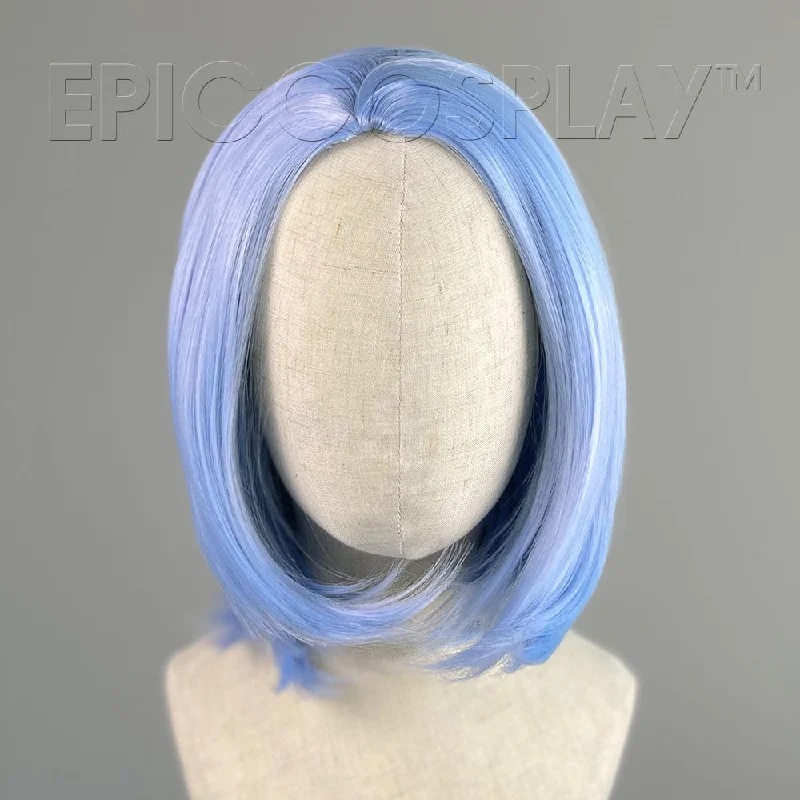 Medium - length wig with a curly texture for a bold and stylish choiceHelen - Ice Blue Wig