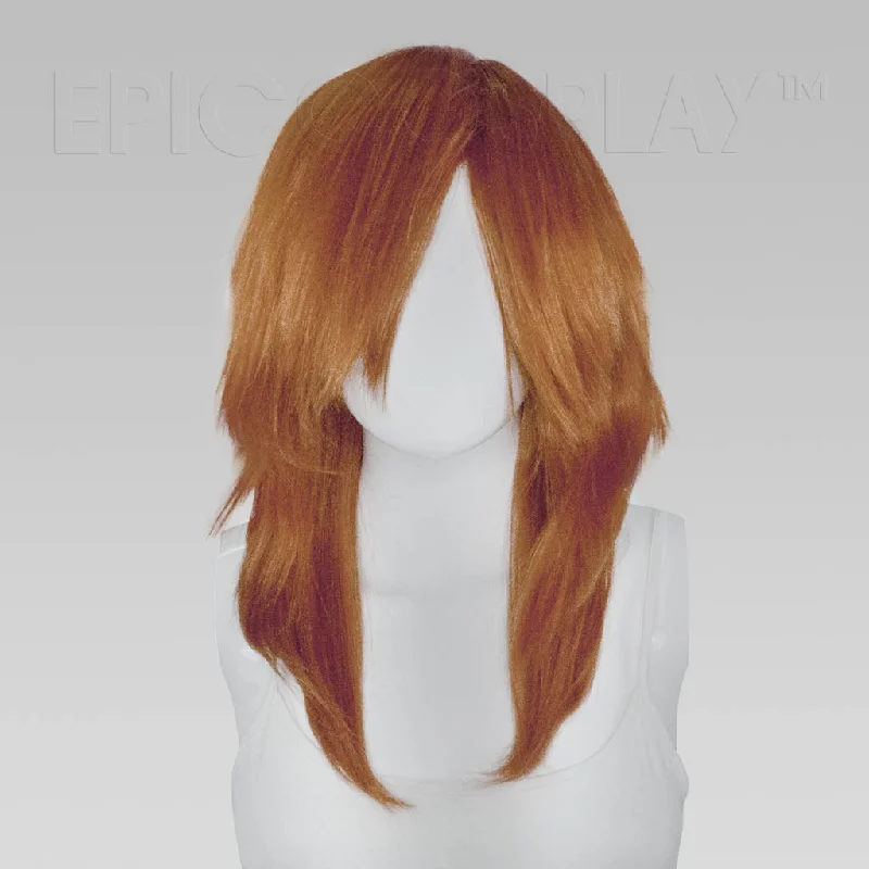 Medium - length wig with a natural - looking root for a more realistic lookHelios - Autumn Orange Mix Wig Medium - length wig with a natural - looking root for a more realistic lookHelios - Autumn Orange Mix Wig