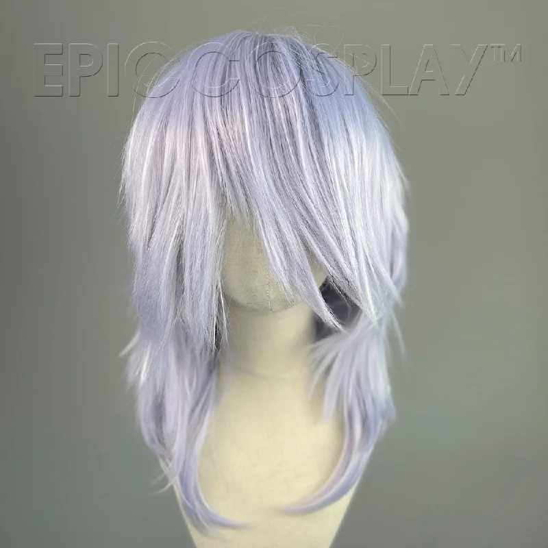 Medium - length wig with a pre - plucked hairline for a more natural lookHelios - Ice Purple Wig Medium - length wig with a pre - plucked hairline for a more natural lookHelios - Ice Purple Wig