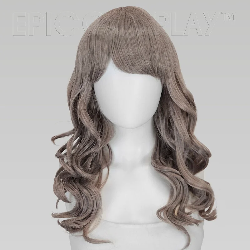 Medium - length wig with a silk - base cap for a comfortable and smooth feelHestia - Hazy Grey Wig Medium - length wig with a silk - base cap for a comfortable and smooth feelHestia - Hazy Grey Wig