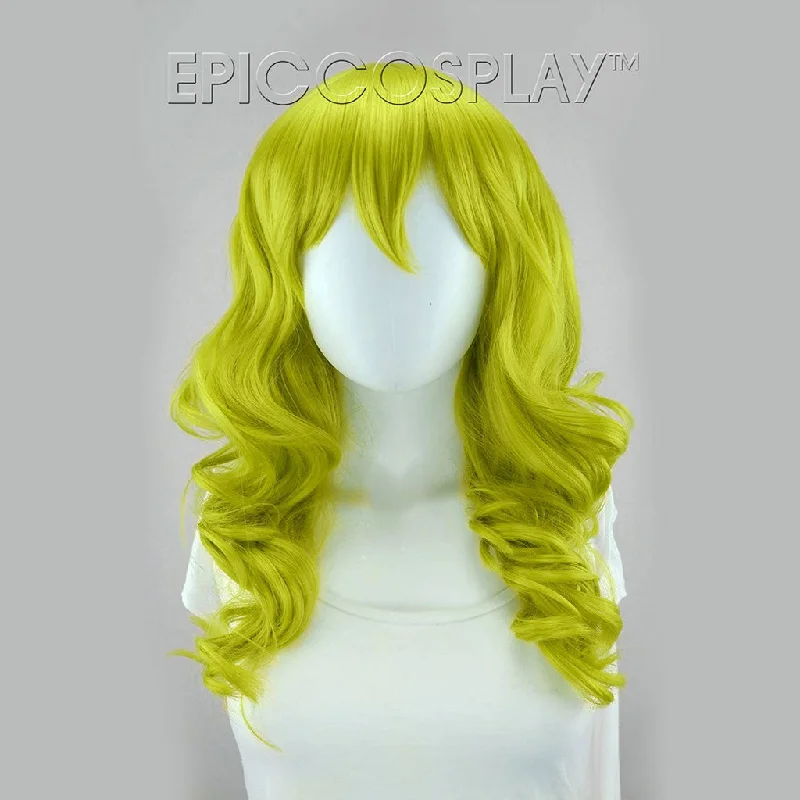 Medium - length wig with a 180 - density for a full and thick appearanceHestia - Tea Green Medium - length wig with a 180 - density for a full and thick appearanceHestia - Tea Green