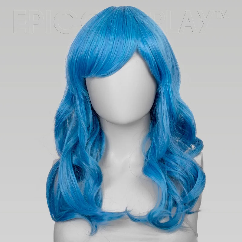 Medium - length wig with a curly texture for a bold and stylish choiceHestia - Teal Blue Mix Medium - length wig with a curly texture for a bold and stylish choiceHestia - Teal Blue Mix